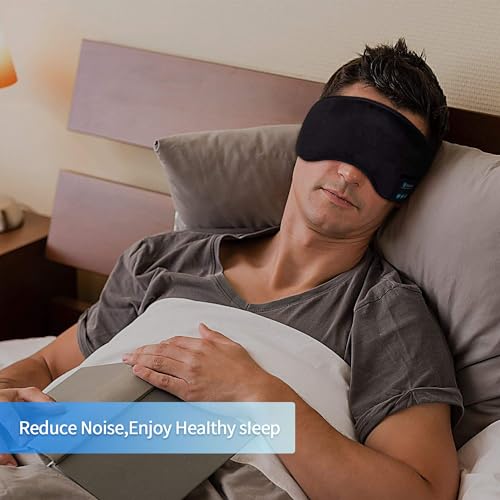 Sleep Mask with Bluetooth Headphones